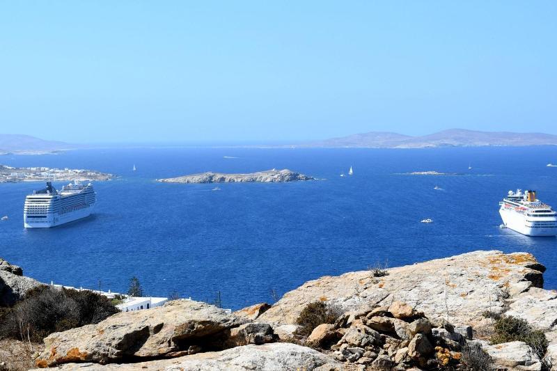 Apartamento Sugar Blue Mykonos Town Exterior foto
