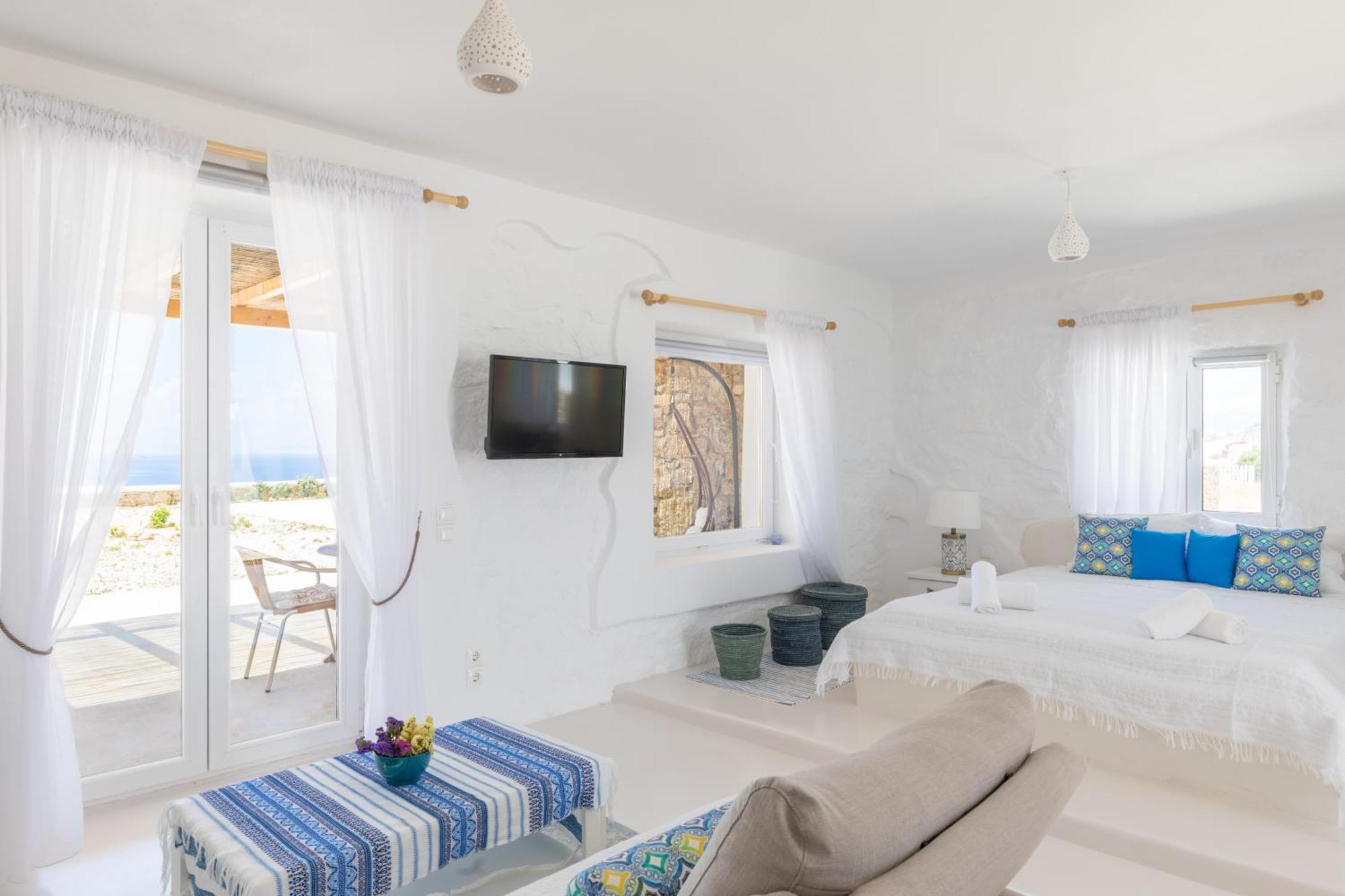 Apartamento Sugar Blue Mykonos Town Habitación foto